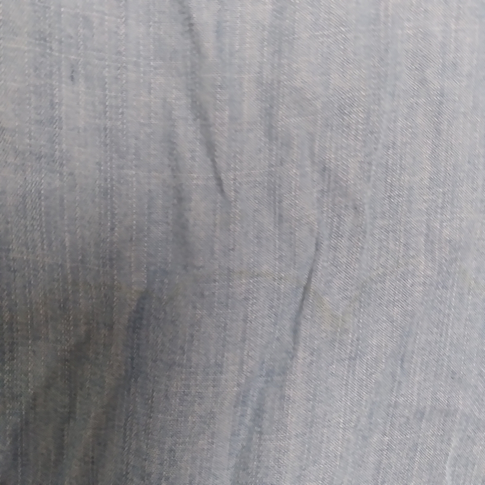 American Eagle Light Wash Chambray Button Up Short Sleeve Romper Size XS - Picture 11 of 11